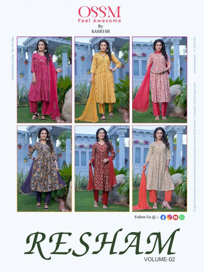 Resham Vol 2 By Ossm Readymade Salwar Suits Catalog
